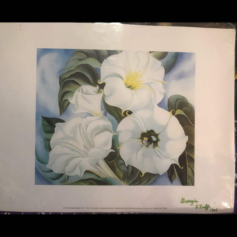 Georgia O'Keeffe original print